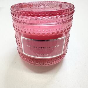 HomeWorx by Harry Slatkin ENCHANTED PEONY 4 Wick 18 Oz Candle
